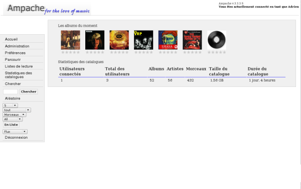 La page d'accueil La page d'accueil