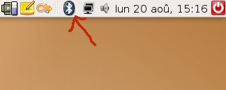L'icône de gnome-bluetooth dans le systray L'icône de gnome-bluetooth dans le systray