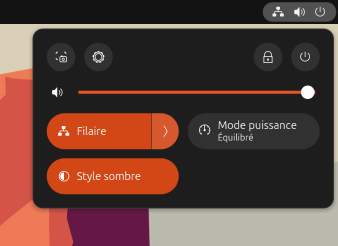 Menu Système Menu Système