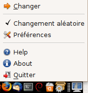 Clic droit sur l'icône de Desktop Drapes Clic droit sur l'icône de Desktop Drapes