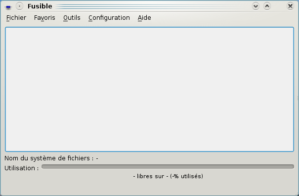 Interface principale de Fusible2 Interface principale de Fusible2