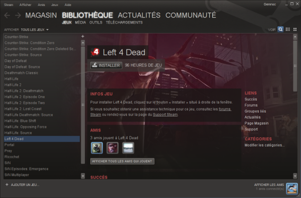 Les jeux Steam Les jeux Steam
