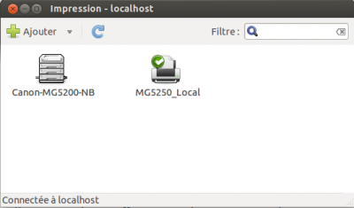 Imprimante Ubuntu